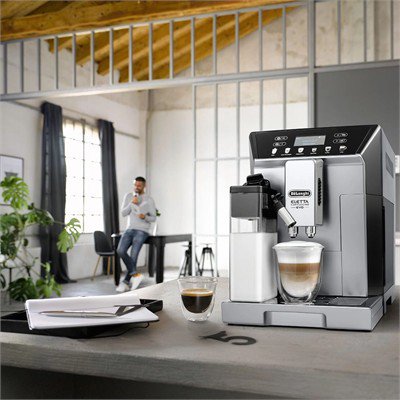 De'Longhi Eletta Evo Fully Automatic Espresso & Cappuccino Machine - Silver — 277411 3