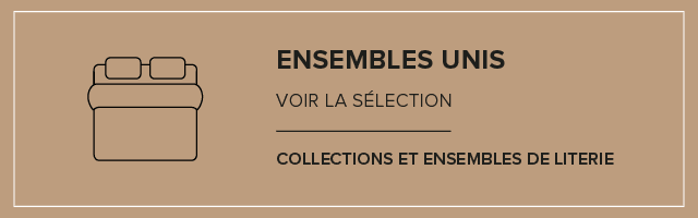 Ensembles de literie de couleurs unies