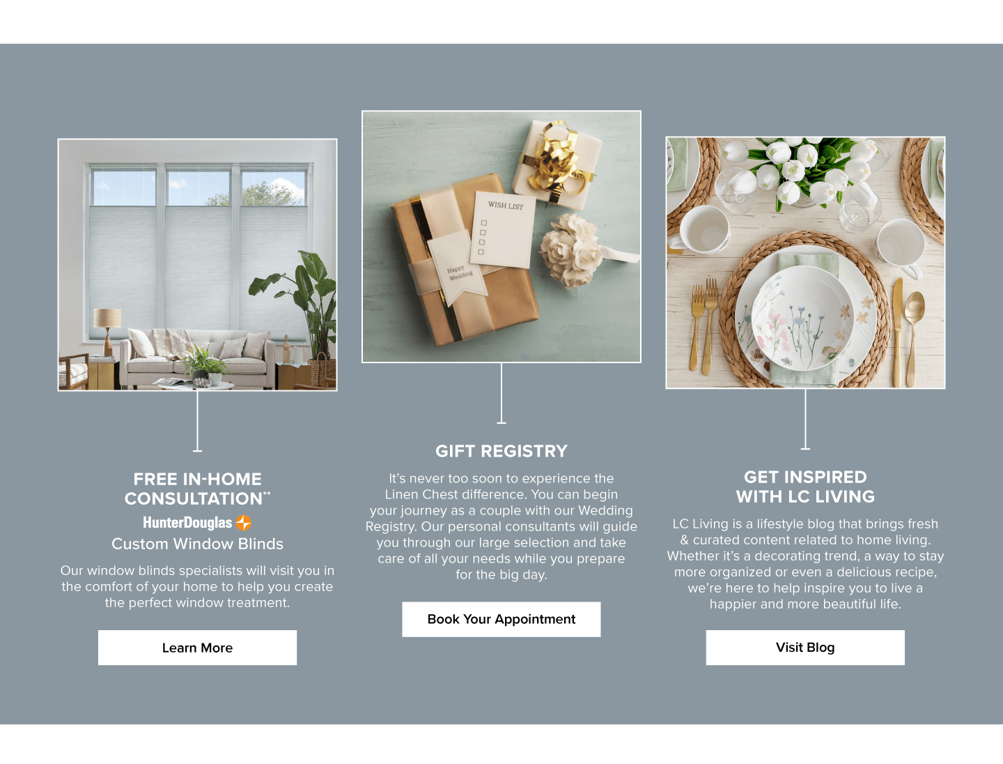 About Us The History of Linen Chest Linen Chest Canada