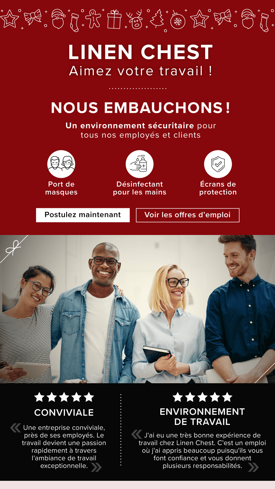 Opportunites De Carriere Linen Chest