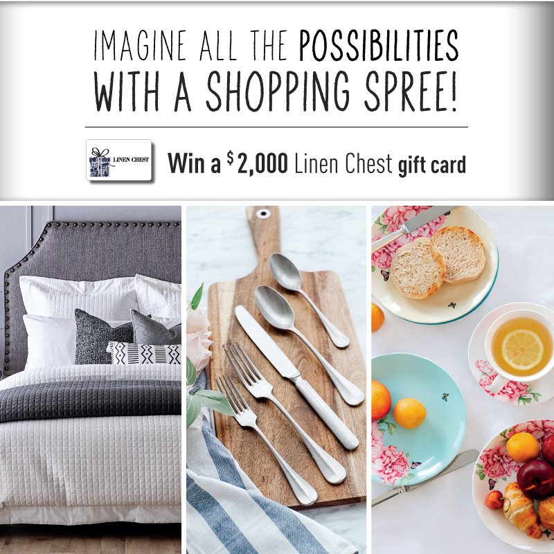 Linen Chest Contests Enter to Win