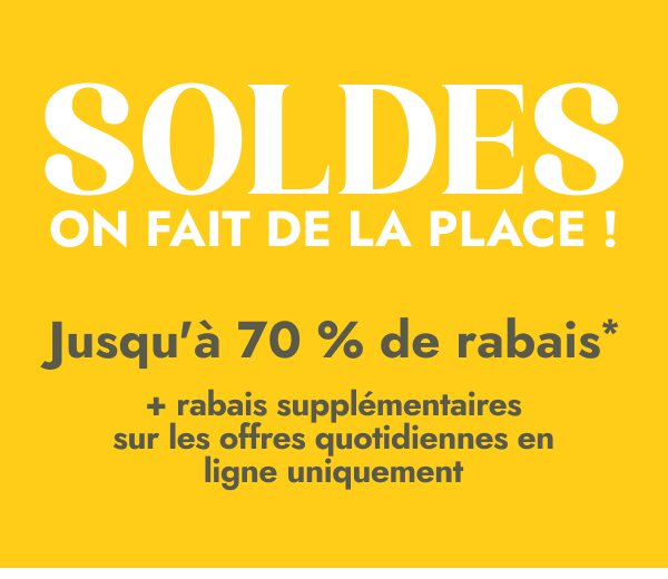 SOLDES : on fait de la place