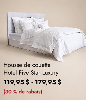 Housse de couette Hotel Five Star Luxury