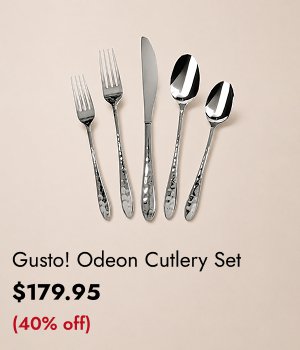Gusto! Odeon Cutlery Set, 42 Pieces