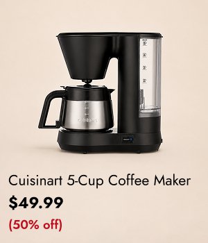 Cuisinart 5-Cup Coffee Maker