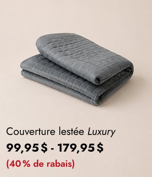 Couverture lestée « Luxury »
