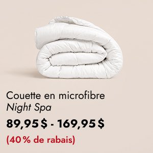 Couette en microfibre Night Spa