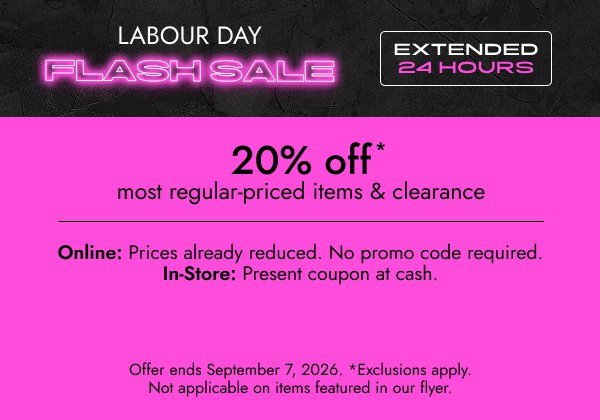 Shop Linen Chest's Labour Day Flash Sale