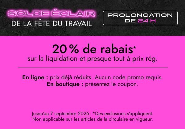 Profitez du solde &eacute;clair de la f&ecirc;te du Travail de Linen Chest