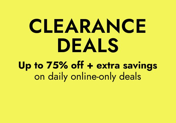 Shop items on clearance