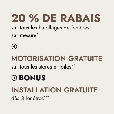 Découvrez nos offres sur le service d’habillage de fenêtres sur mesure de Linen Chest.