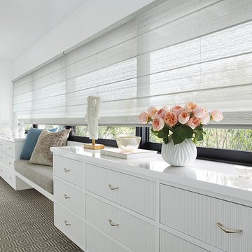 Alustra® Woven Textures® roman shades