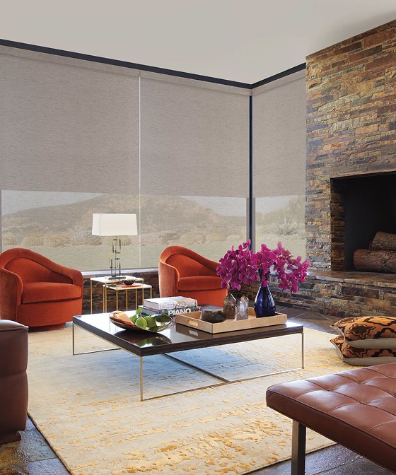 Alustra® Woven Textures® stores à rouleau