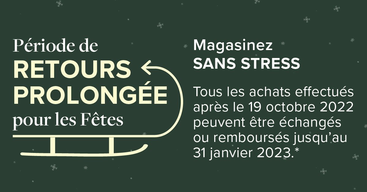 Expédition & retours Linen Chest Canada